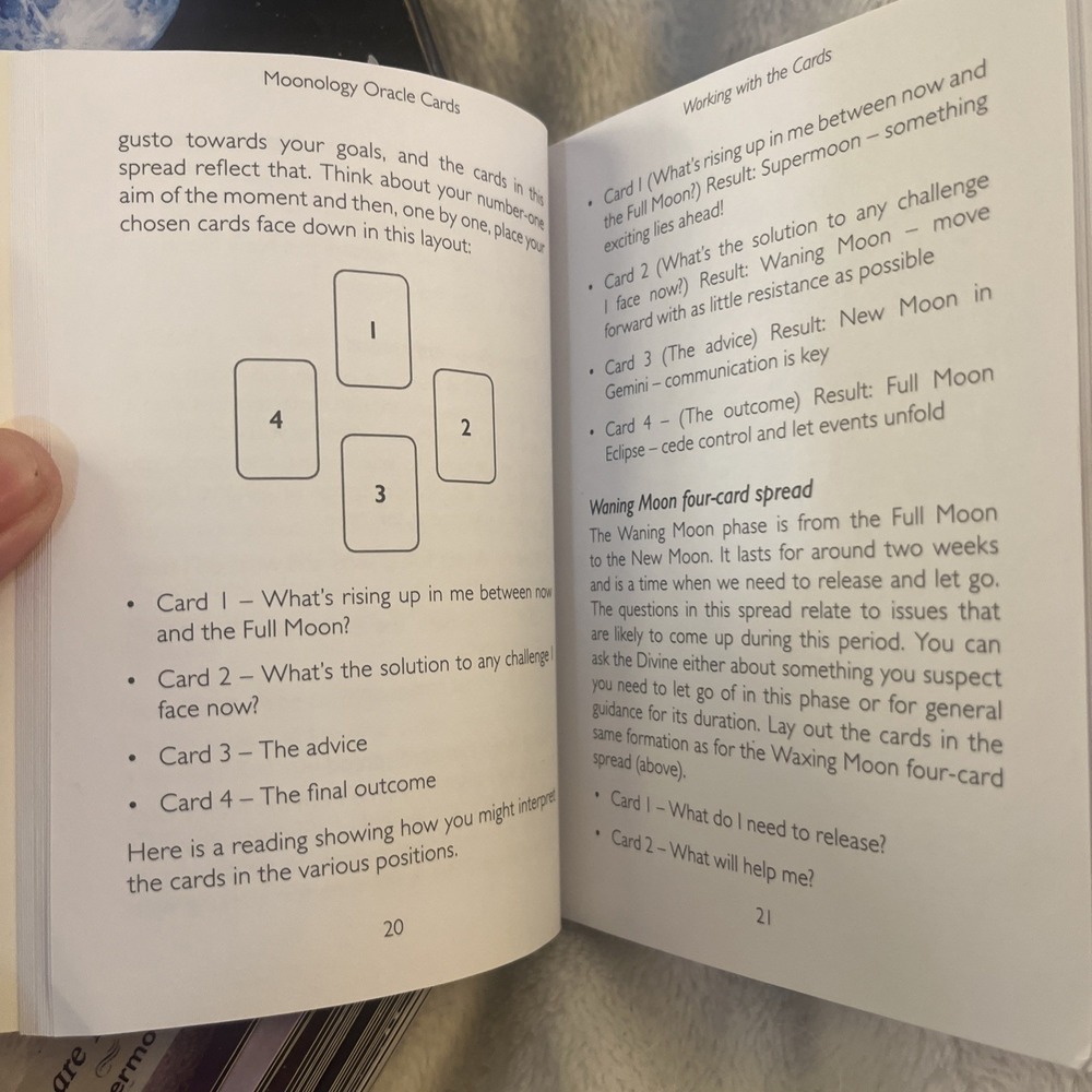 Moonology Oracle Cards : A 44-Card Moon Astrology Oracle Deck and Guidebook... - Picture 4 of 7